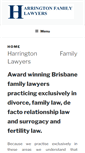 Mobile Screenshot of harringtonfamilylawyers.com